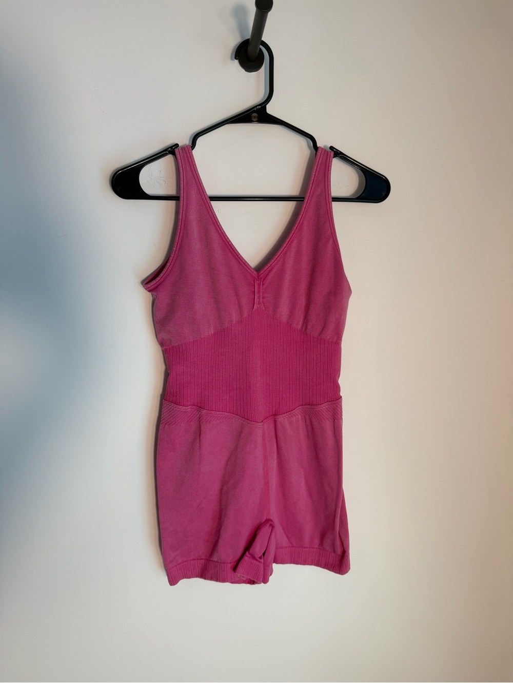 JoyLab Pink Seamless V-Neck Romper